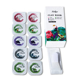 10 Pods Clay Face Mask Set