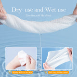 Pre-wet makeup remover wipes with water