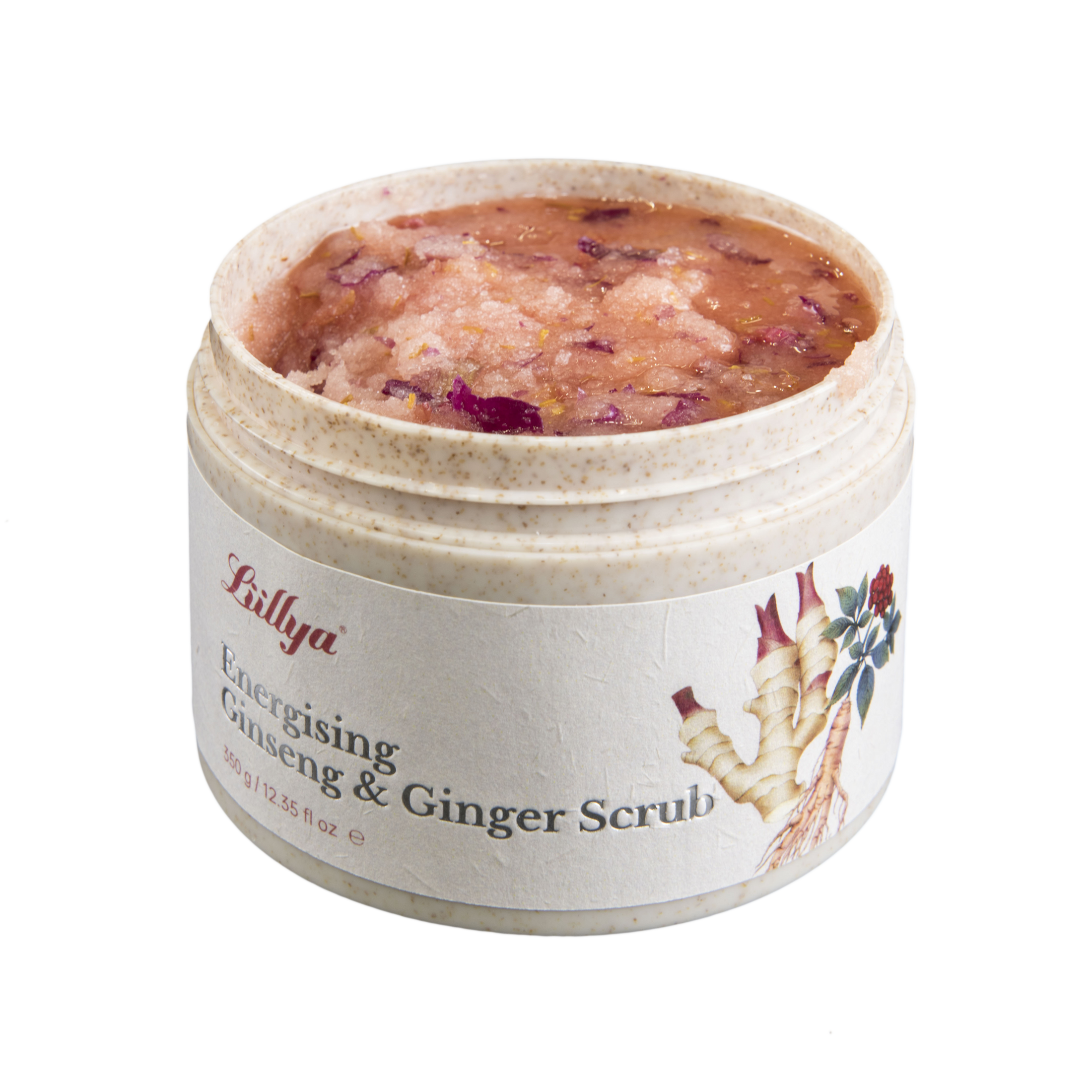 Liillya Engergising Ginseng & Ginger Scrub